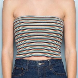 Brandy Melville Rainbow tube/bandeau top